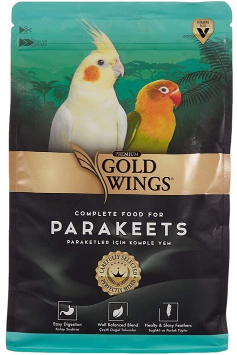 Gold wings premium paraket sultan cennet papağanı yemi 1kg